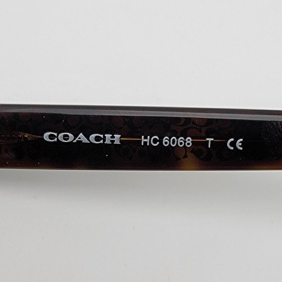 Coach HC6068 5120 Dark Tortoise Eyeglasses Frame w/ Case 52-16-135 - Picture 11 of 16